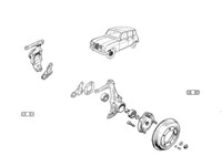 Bremsen - Bremstrommel + Lagers vorne